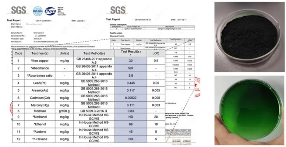Chlorophyll Powder Chlorophyll Powder